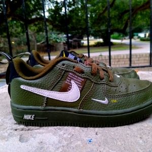 air force 1 overbranding green